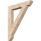 Ekena Millwork Traditional Slat Smooth Bracket, Douglas Fir, 5 1/2"W x 38"D x 46"H BKT06X38X46TRA06SDF - alternate 1